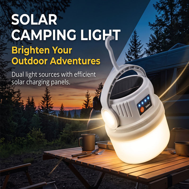 Power Outage Light - ソーラーキャンプライト 防水 アウトドア LED電球 充電式 ポータブルランタン