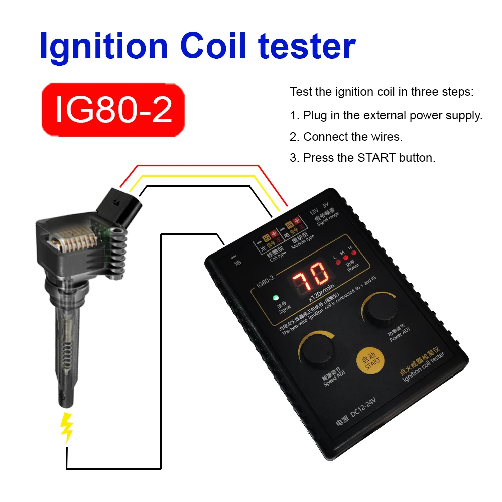 更新しました！ IG80-2 自動車イグニッションコイル検出 - Co Detector Plug のレビューと価格