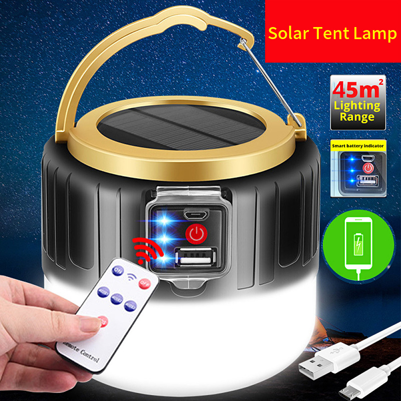 280 ワットソーラー LED キャンプライト USB 充電 - Power Outage Light のレビューと価格