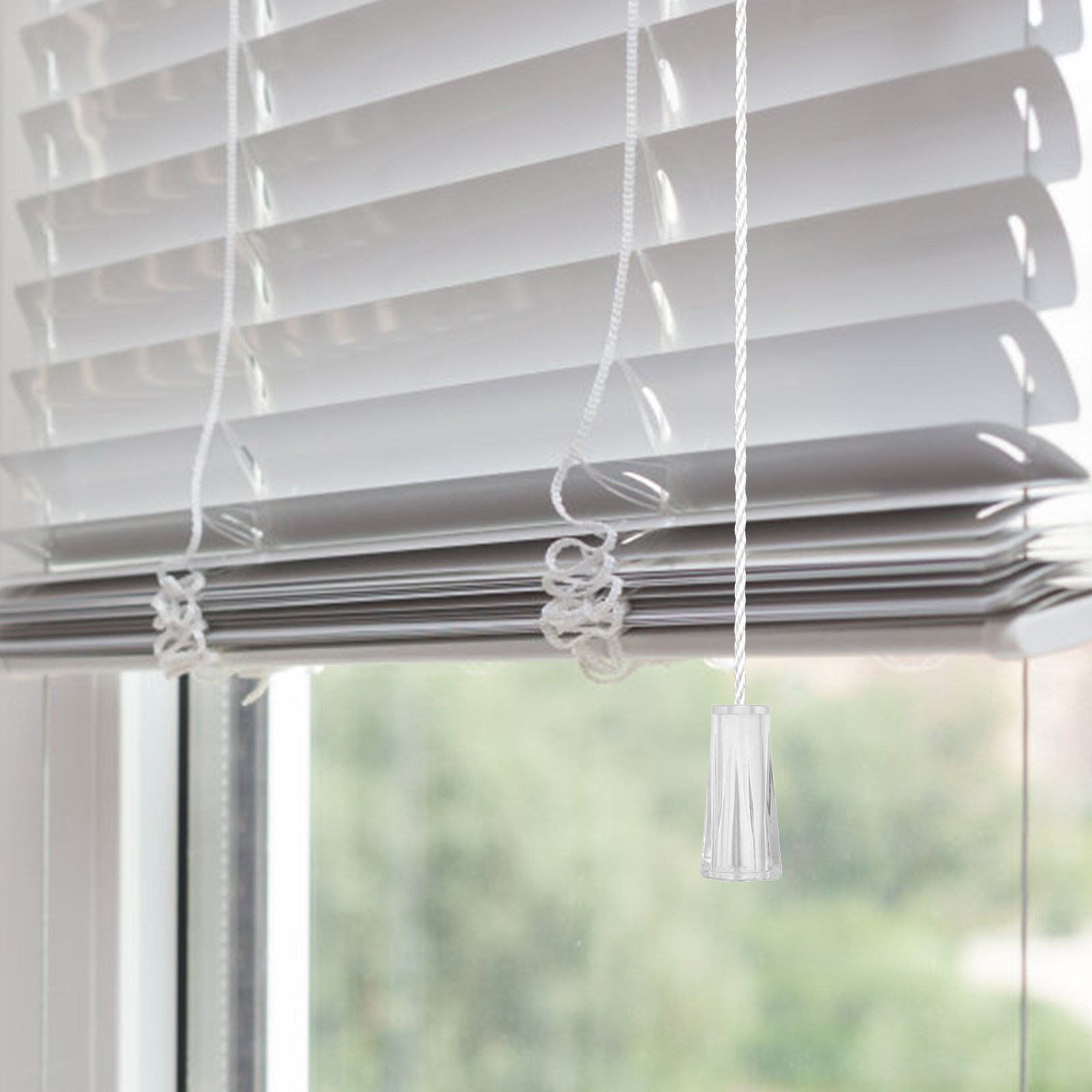 6個入り透明プラスチック製ウィンドウブラインドタッセルカーテ - Window Lock Bar のレビューと価格
