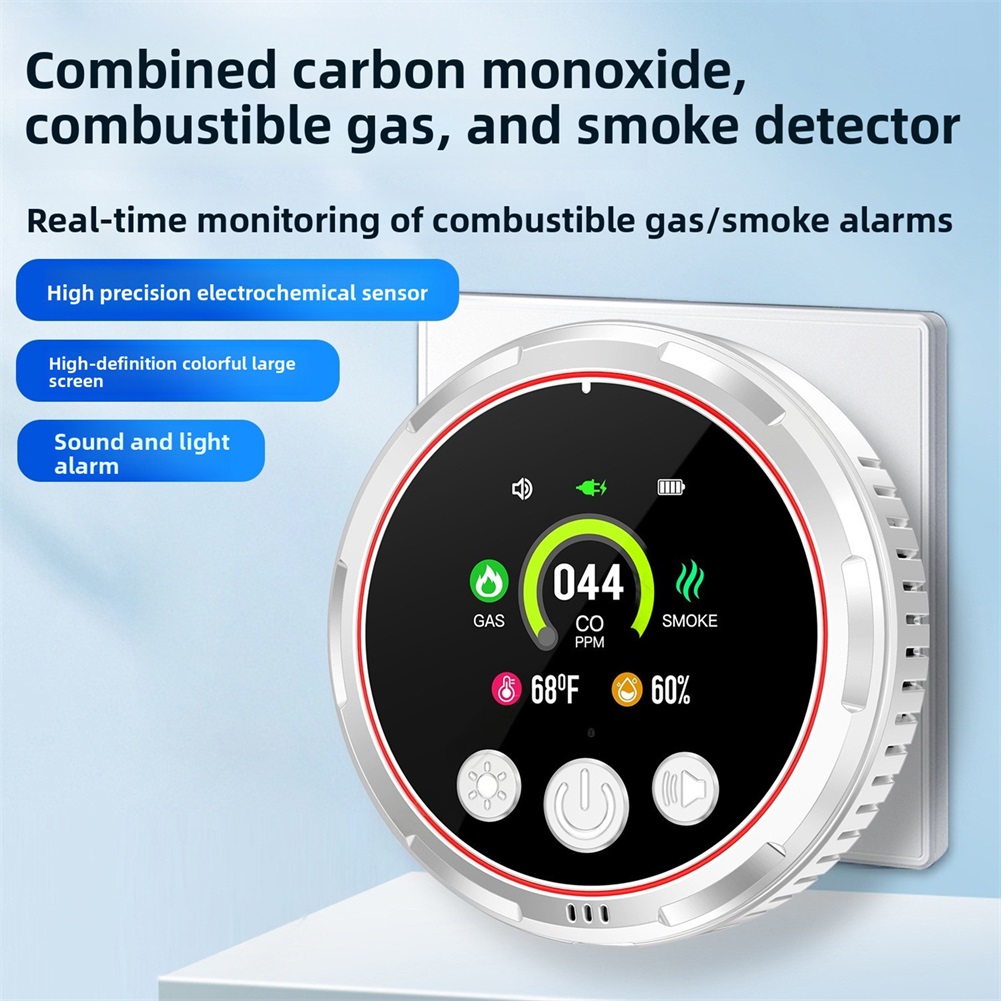 ホーム安全アラーム、5 in 1一酸化炭素煙ガス検知器HDデ - Co Detector Plug のレビューと価格
