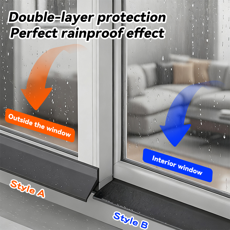 0.5/1/1.5m窓用防水バー スライド式窓用雨よけ板 ウ - Window Lock Bar のレビューと価格