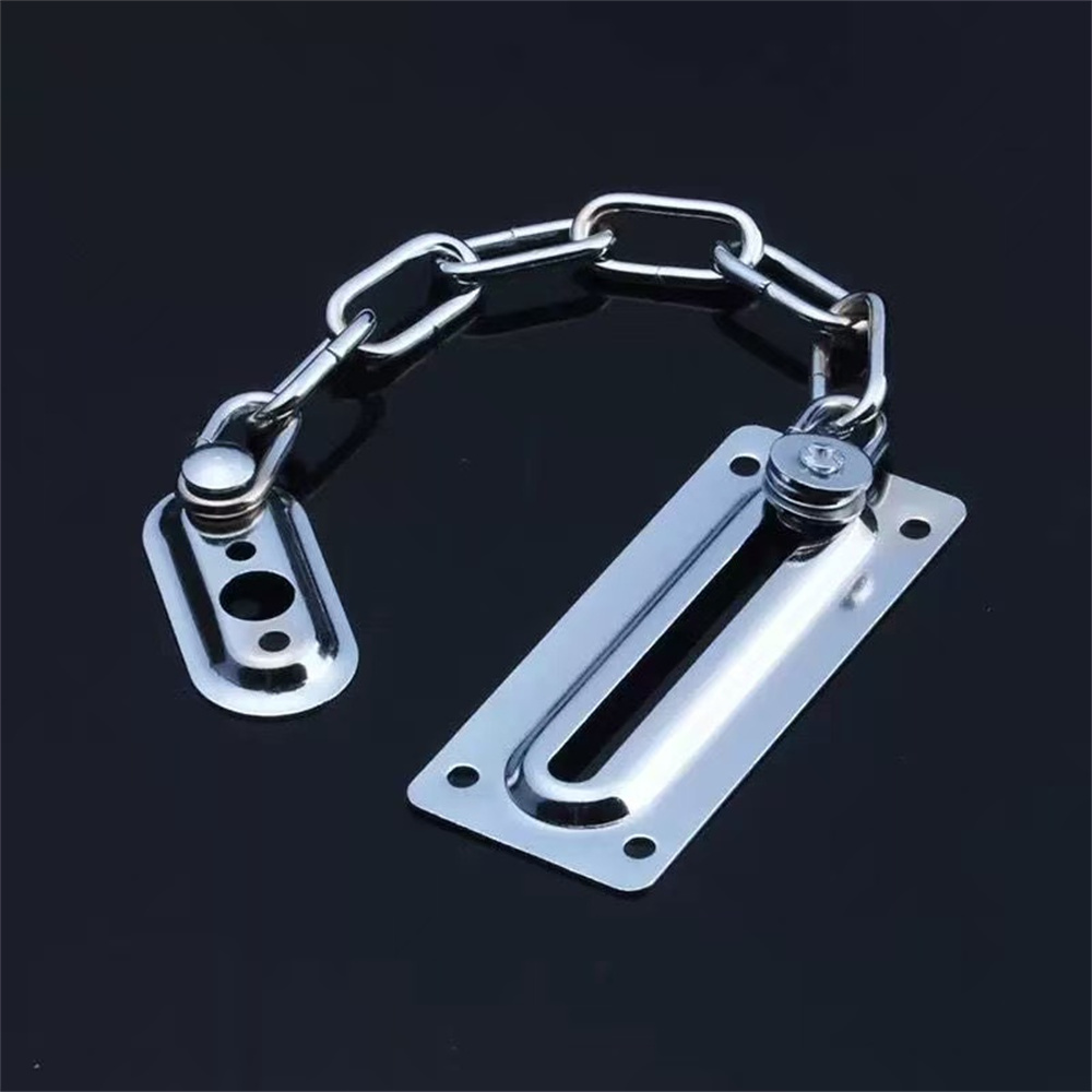 1個 ステンレス製セキュリティドアチェーンロック シルバー  - Security Chain Door のレビューと価格